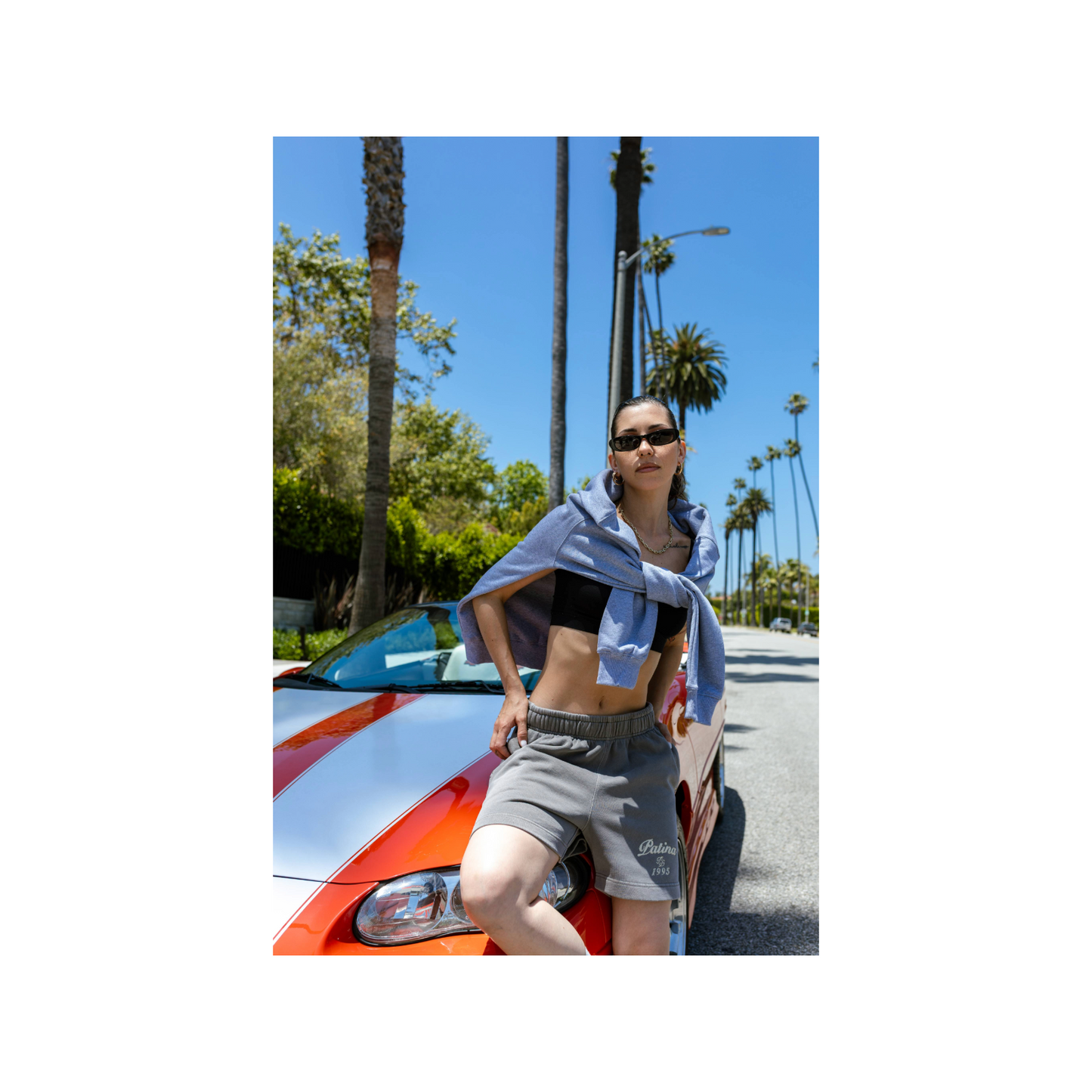 ESSENTIAL RELAX TRACK SHORTS / FADED GREY