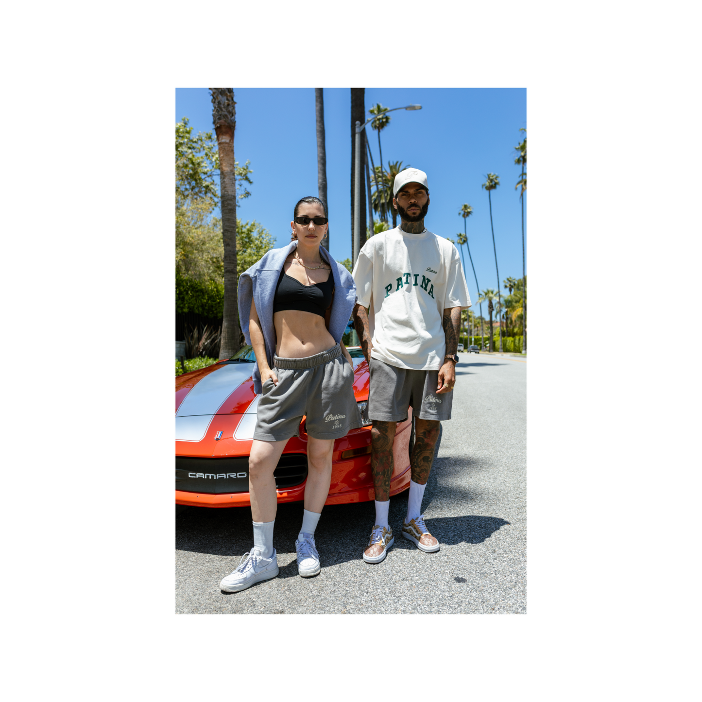 ESSENTIAL RELAX TRACK SHORTS / FADED GREY