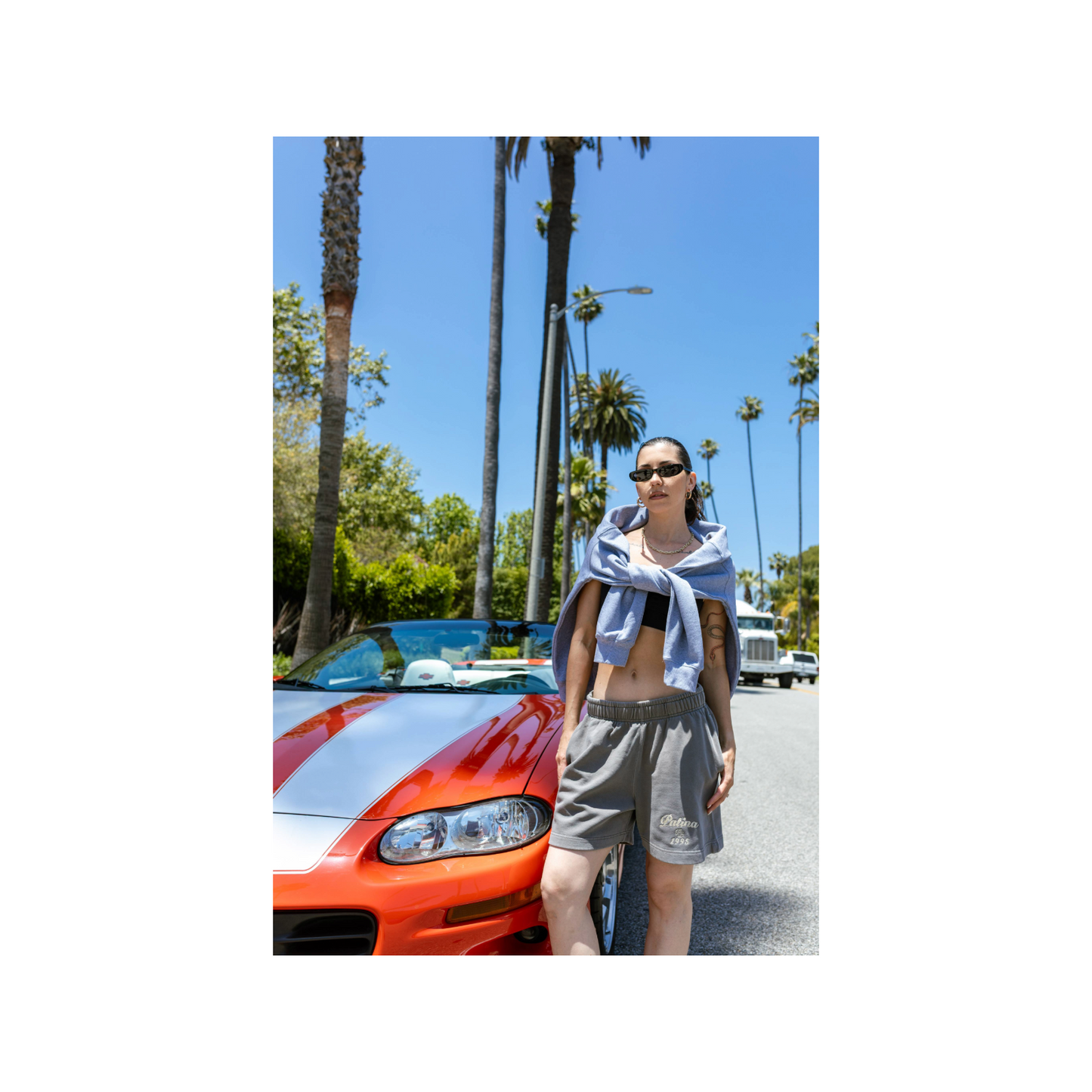 ESSENTIAL RELAX TRACK SHORTS / FADED GREY