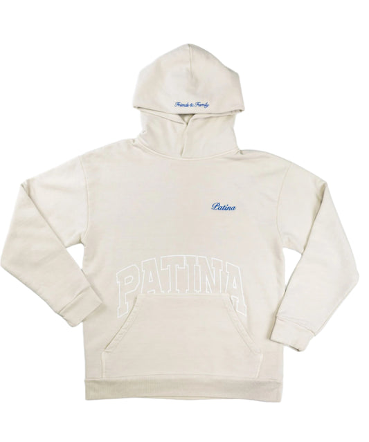 FRIENDS & FAMILY HEAVY HOODIE - CREAM