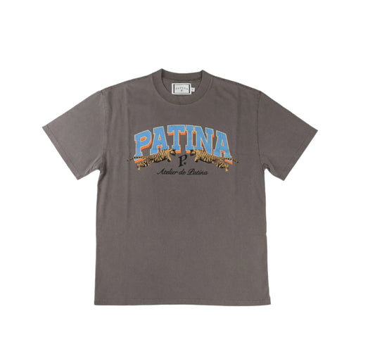 PATINA WILDCATS RELAXED TEE - FADED GREY