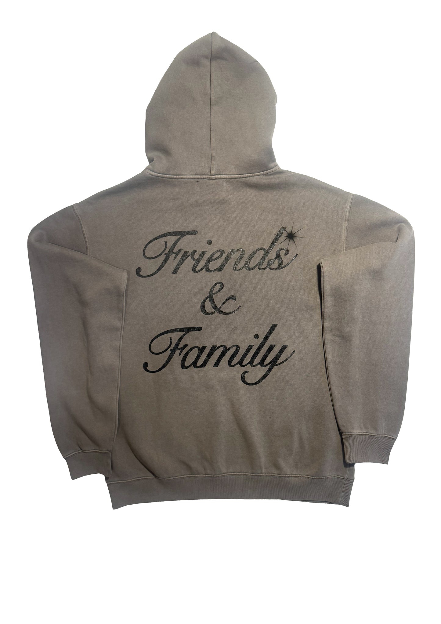 F&F PREMIUM RELAXED HOODIE - FADED GREY