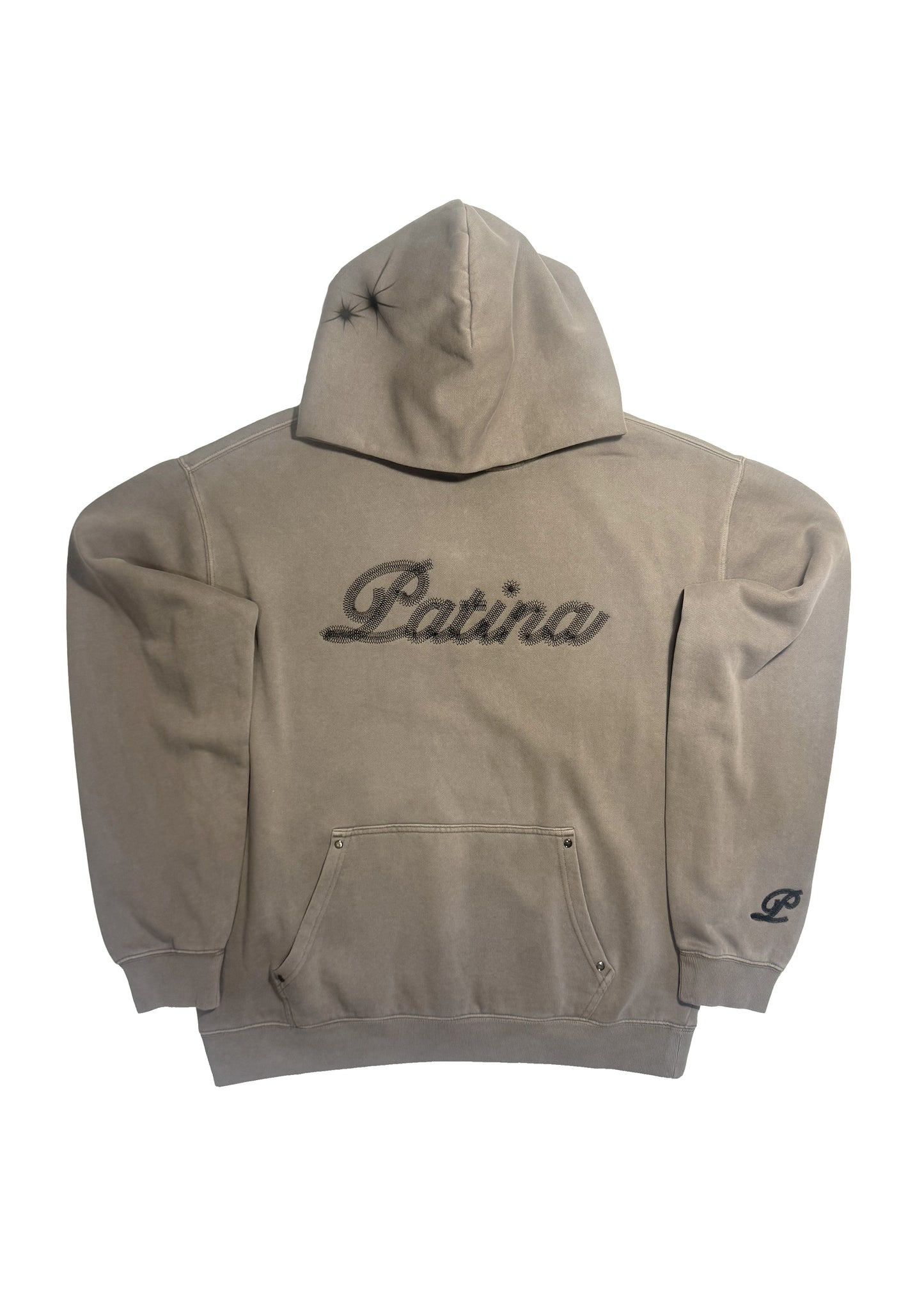 F&F PREMIUM RELAXED HOODIE - FADED GREY